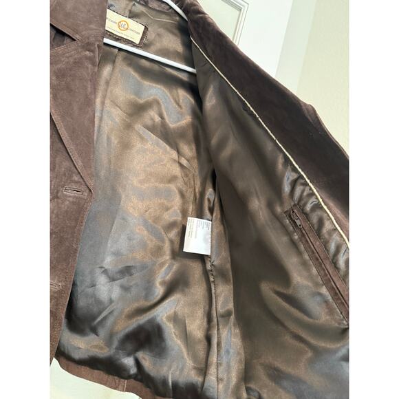 Vintage Wilson Leather suede jacket men’s size 40 / Medium NWT 90s Y2K preppy - Picture 7 of 16